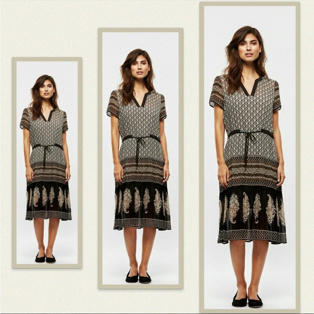 Part Two Copenhagen Kirby Viscose
Printed Dress Size 36 small medium